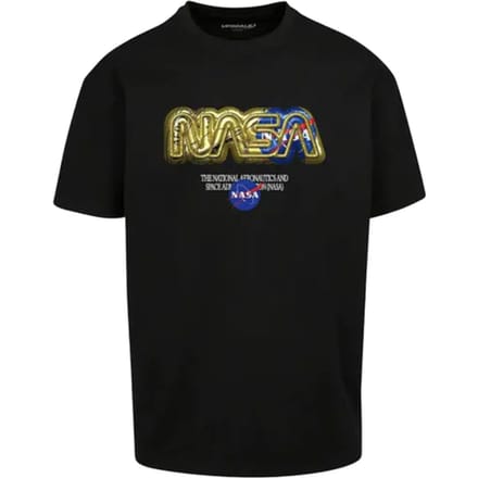 Mister Tee Nasa Hq Oversized T-shirt Zwart
