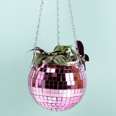 Bubblegum Stuff Hangende Discobal Bloempot - Roze