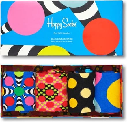 Happy Socks - Classic Dots 4-Pack Giftbox - 36-40