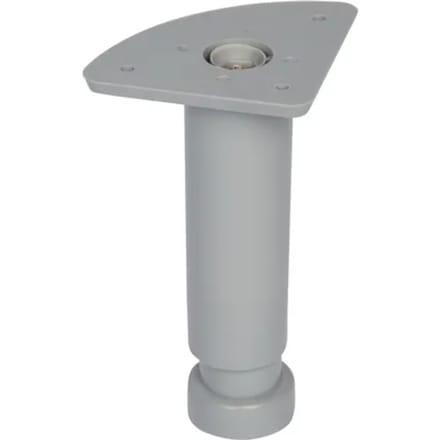 Duraline Meubelpoot Verstelbaar Pvc 3,5x12-18cm Grijs