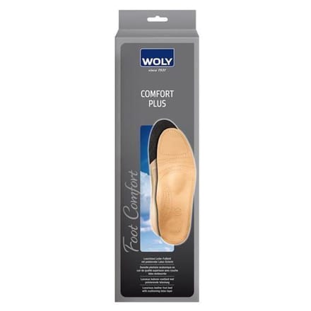 Woly Comfort Plus Dames lederen anatomische voetbed zooltjes maat 36