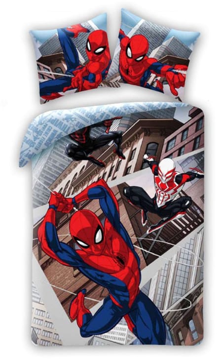 Spiderman Triplet beddengoed 140×200cm, 70×90 cm