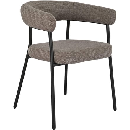House Nordic Eetkamerstoel Trivio - Bruin - Set van 2