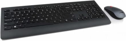 Lenovo Essential Draadloos toetsenbord en muis Universeel QWERTY Zwart