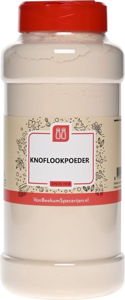Van Beekum Specerijen - Knoflookpoeder - Strooibus 450 Gram
