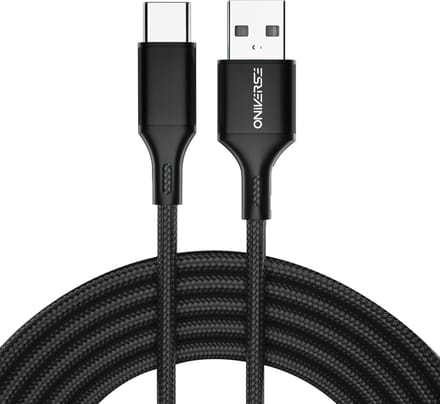 Oniverse ONICAB4-TYPEC3-BLK USB-kabel 3 m USB A USB C Zwart