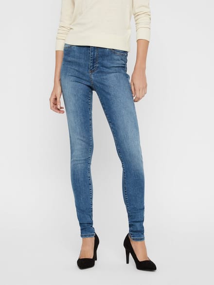 VERO MODA - VMSOPHIA HW SKINNY JEANS LT BL NOOS - Dames - Jeans