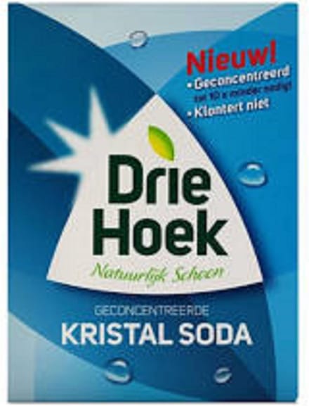 Driehoek Kristal Soda - Soda Reiniger - 3 x 600 gram