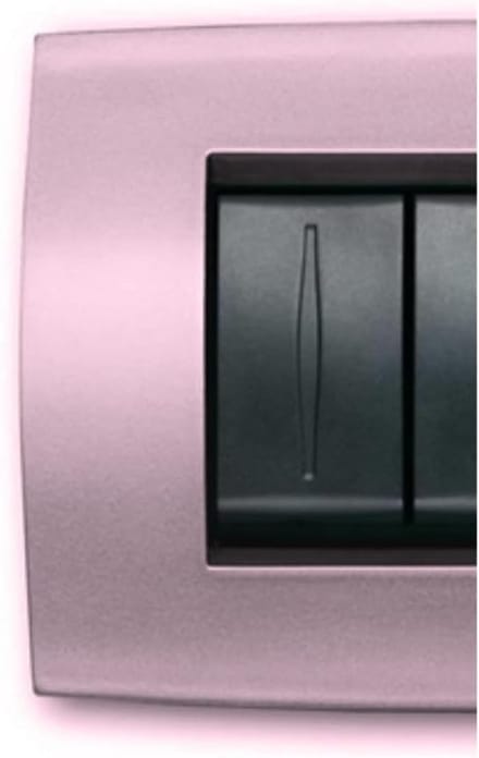 Zachte Metalen Afdekplaat 6 Modules Lila Universeel