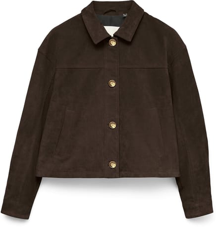 VERO MODA - VMROYCESTINE SHORT SUEDE JACKET - Dames - Gewatteerde jassen