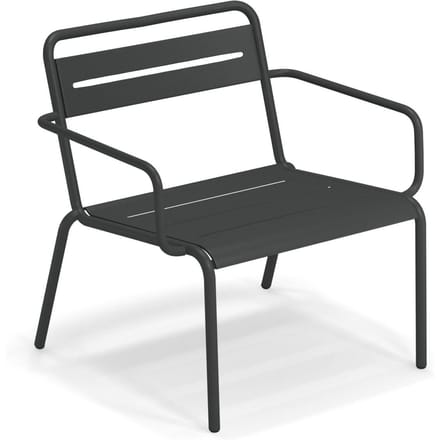 Emu Star Lounge Stoel  - antiekijzer