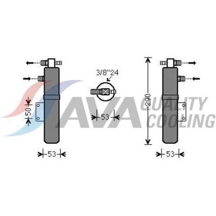 Droger, airconditioning HIGHWAY AUTOMOTIVE 42033005HW