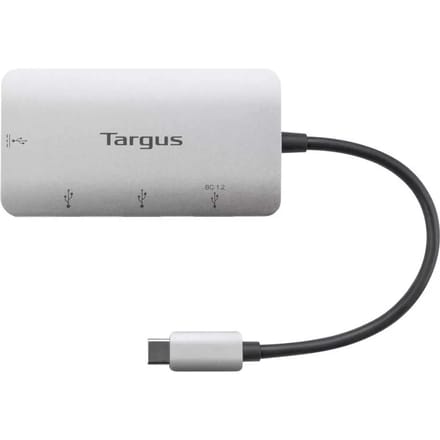 Targus USB-C MP H W 2xUSB A 2xUSB-C  USB hub - 4 - Grijs