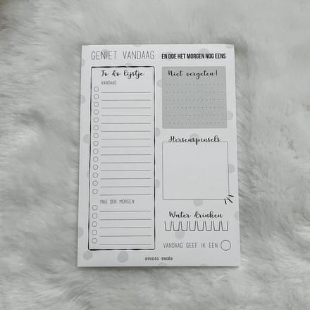 Dagplanner - Notitieblok A5 - Studio Thoés