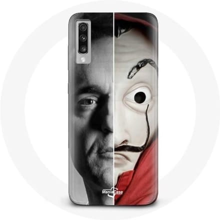 Coque samsung galaxy A70 La casa de papel Berlin Masque Split