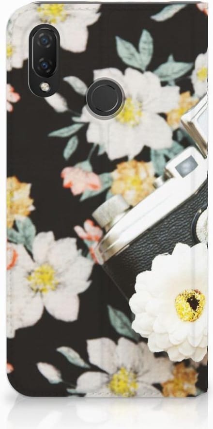 Huawei P Smart Plus Stand Case Vintage Camera