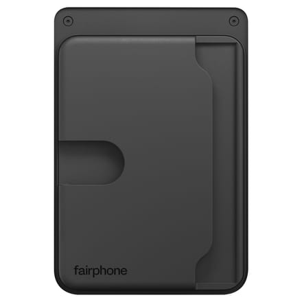 Fairphone 6 / 6+ Duurzame Kaarthouder voor Drie Pasjes Zwart