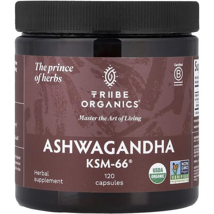 Ashwagandha KSM-66®, 120 Capsules (300 mg par gélule)