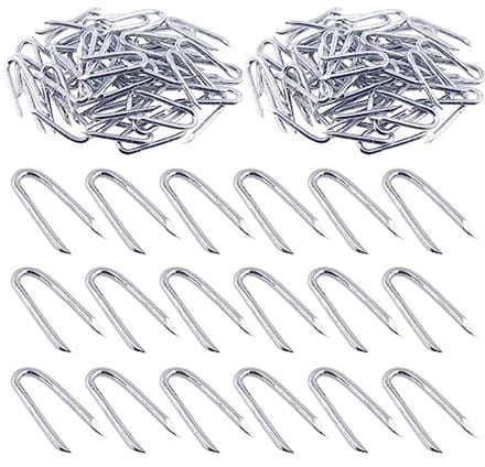 200 Stuks 3/2 " - 0.16 " × 1.57" Staaldraad Hek Nietjes voor Omheiningen