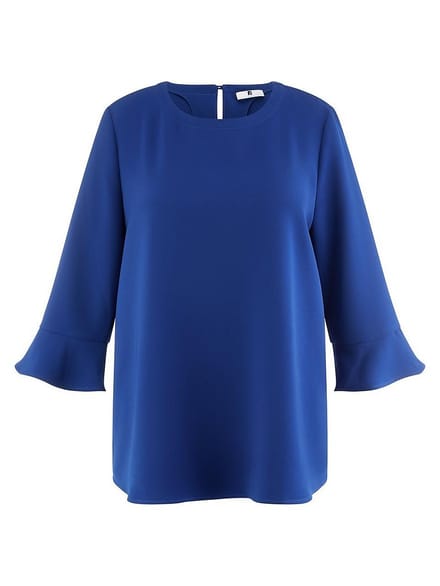 Blouse Van Emilia Lay blauw