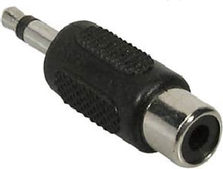 Specter Verloop Plug - RCA Tulp naar Mini Jack Mono