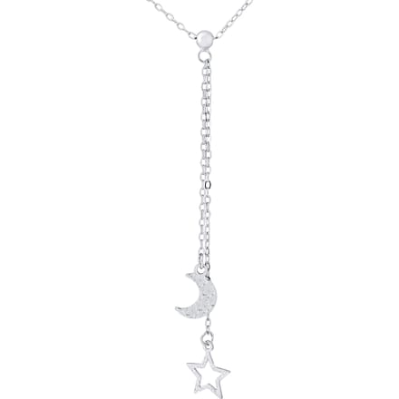 Star Necklace en Silver Moon 925