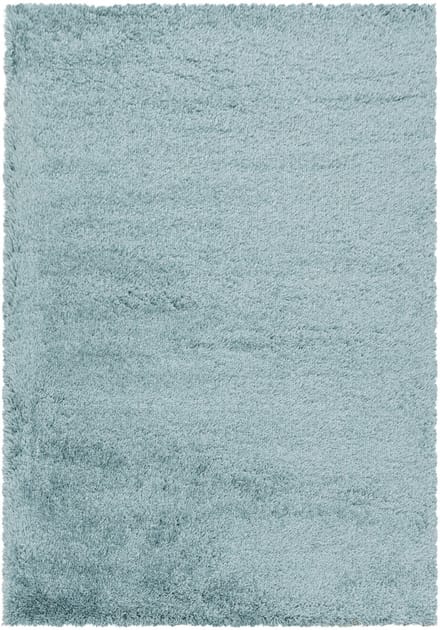 Extra hoogpolig shaggy vloerkleed Fluffy - blauw - 80x150 cm