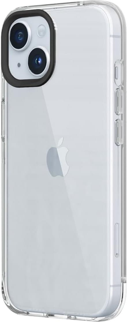 Rhinoshield Clear Hoesje Geschikt voor Apple iPhone 15 Plus | Back Cover | Schokabsorberende TPU bumper | Transparant