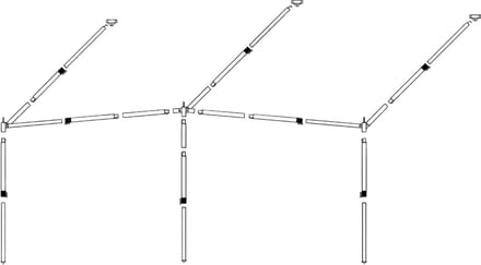 Dorema Luifelframe Aluminium 25mm EasyGrip - Frames - Grijs