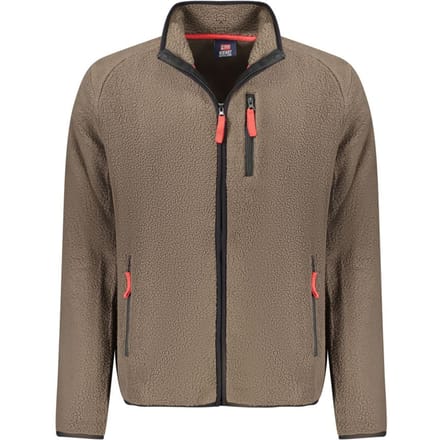 Noorwegen 1963 Marrone Polyester Heren Sweatshirt