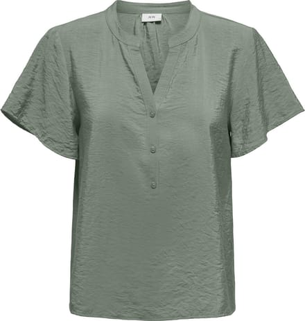 JDY - JDYSOUL LIFE S/S TOP WVN DIA - Dames - Blouses