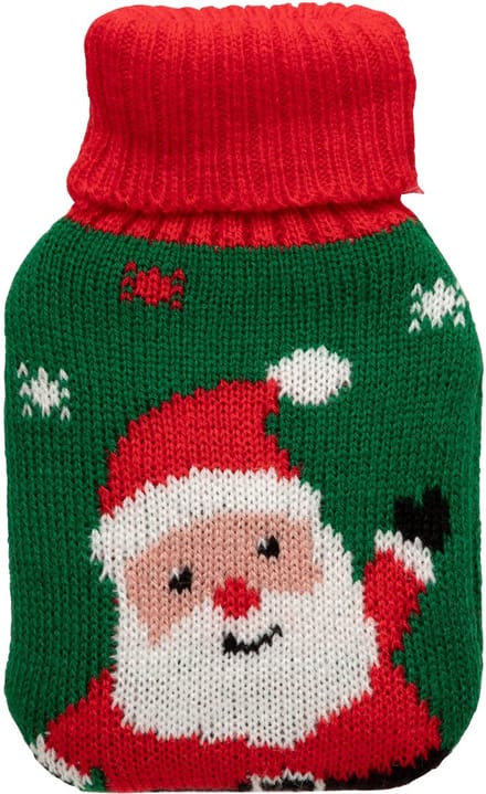 Fééric Lights and Christmas Warmwaterkruik Kerst - Kerstman - 7x12cm - Groen