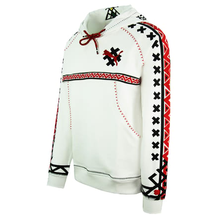 Puma x Jahnkoy Graphic Pullover Lange Mouw Wit Heren Hoodie 596680 02