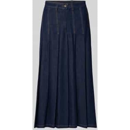 Uitlopende Jeansrok van puur katoen Model 'OVALE'