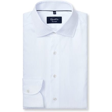 OLYMP Signature Overhemd, Tailored Fit, Signature Kent, Wit