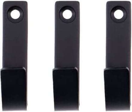 Meraki Haken Thapsus zwart - 3 stuks