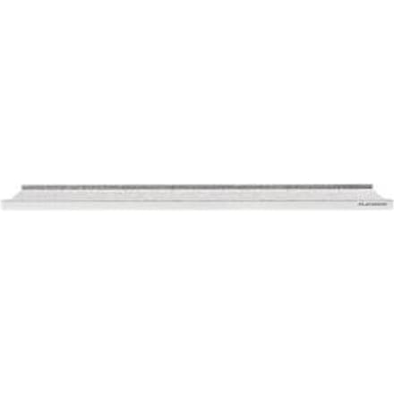 PLAYROOM wandplank PLAYBOARD, B 1600 x D 141 x H 30 mm, metaal & PET, grijs