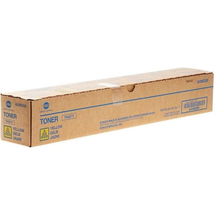 Konica Minolta TN-321Y (A33K250) toner cartridge geel (origineel)