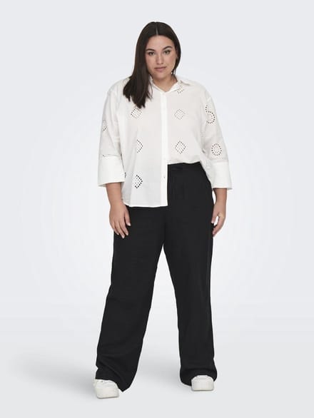 ONLY CARMAKOMA - CARTALLIE 3/4 LONG SHIRT WVN - Dames - Blouses
