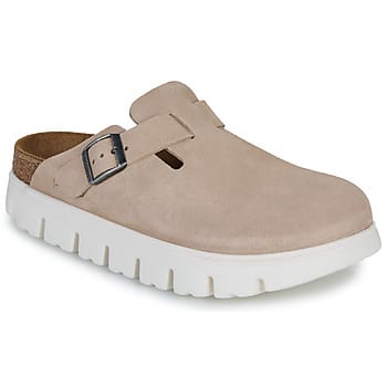 Damesklompen Papillio Boston Chunky Suede Leather
