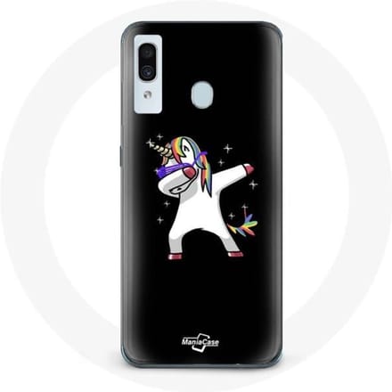 Coque pour samsung galaxy A30 Dab unicorn licorne