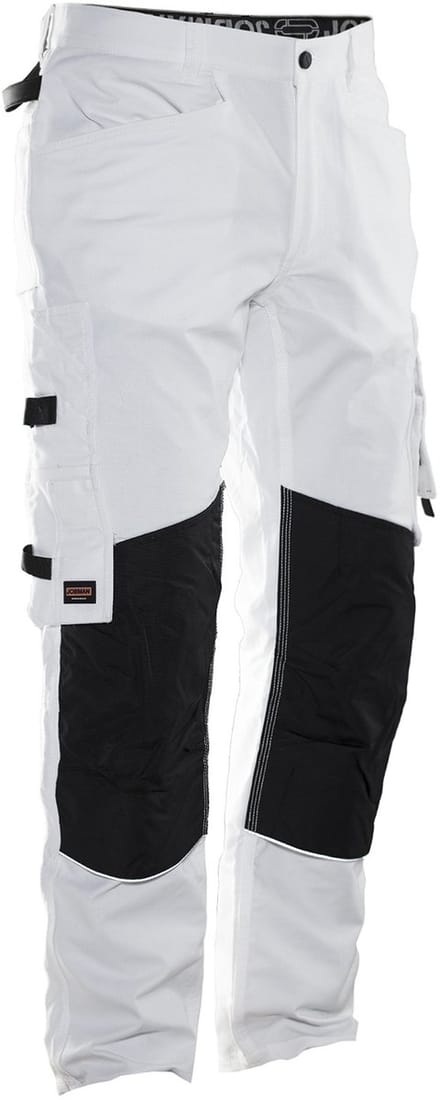 Jobman 2130 Painters' Trousers 65213011 - Wit/zwart - C52