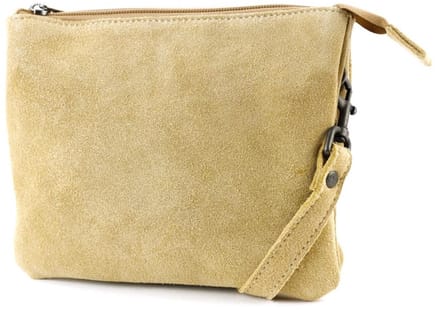 Bear Design Marthe Suede Leren Schoudertas - Bisquit