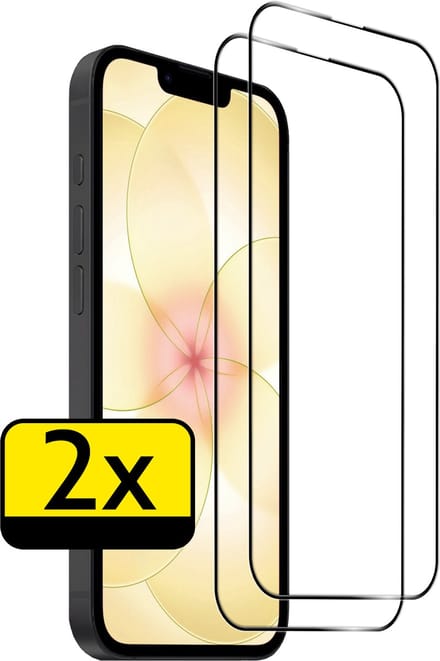 Screenprotector - Geschikt voor Apple iPhone 17e - 2 Stuks - Full Cover - Beschermglas - Gehard Glas - Tempered Glass - Screen Protector