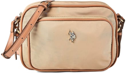 U.S. Polo Assn. Houston Crossbody tas 25 cm - Dames - beige