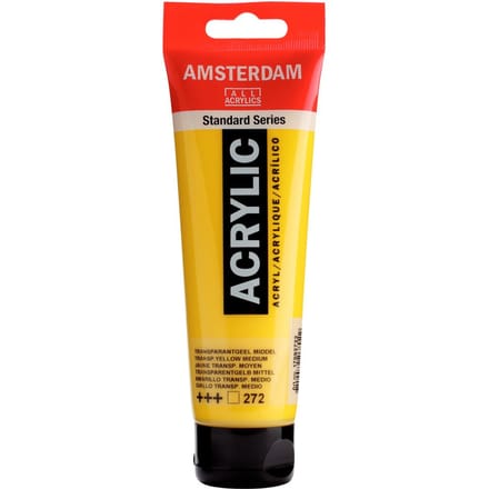 Amsterdam Standard Series Acrylverf Tube 120 ml Transparantgeel Middel 272