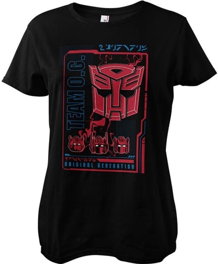 Transformers Autobots Original Generation -T-shirt voor dames, zwart