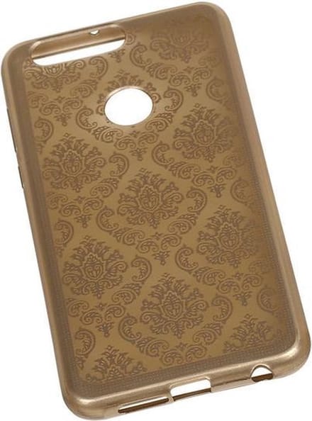 Goud Brocant TPU back case cover hoesje voor Huawei Honor 8