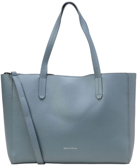 Marc O'Polo shopper schoudertas Busin Shopper Slate Blue blauwgrijs