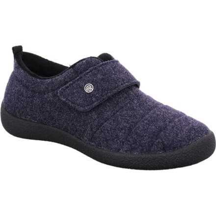 Rohde 2007 56 Pantoffels Sloffen Blauw Vilt Dames - Blauw - 41
